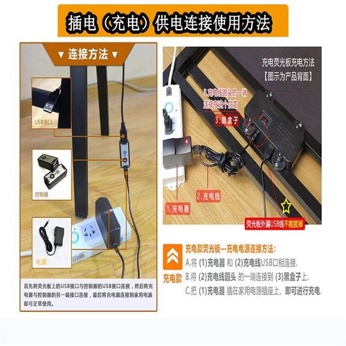 发光广告牌荧光板广告板黑板店铺用手写led电子挂墙充电摆摊夜光