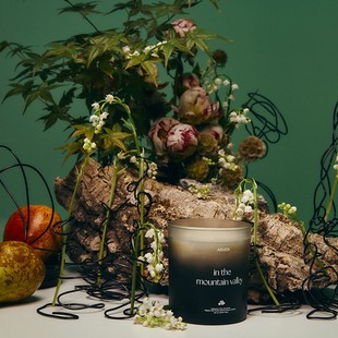 UH 铃兰芍药梨 山中幽谷 无烟香薰蜡烛卧室新助眠香送礼