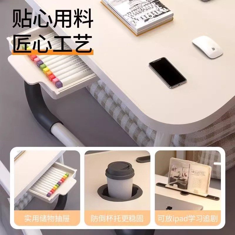 床上小桌子笔记本电脑支架家用卧室懒人办公桌飘窗坐地炕桌宝宝学,3C数码配件,笔记本膝上桌,淘宝优惠券,粉丝福利购,淘宝优惠卷