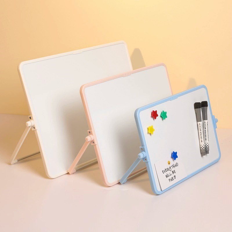 桌面磁性擦写小白板写字板面留言板儿童家用教学支架黑板画板