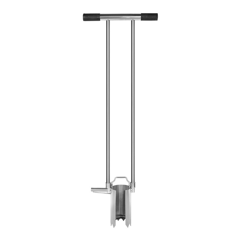 不锈钢移苗器多功能农用加厚栽苗器打孔取土器西瓜玉米种菜移栽机