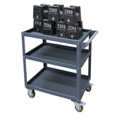 重型库房层手推车汽修搬运车子车间物料周转车