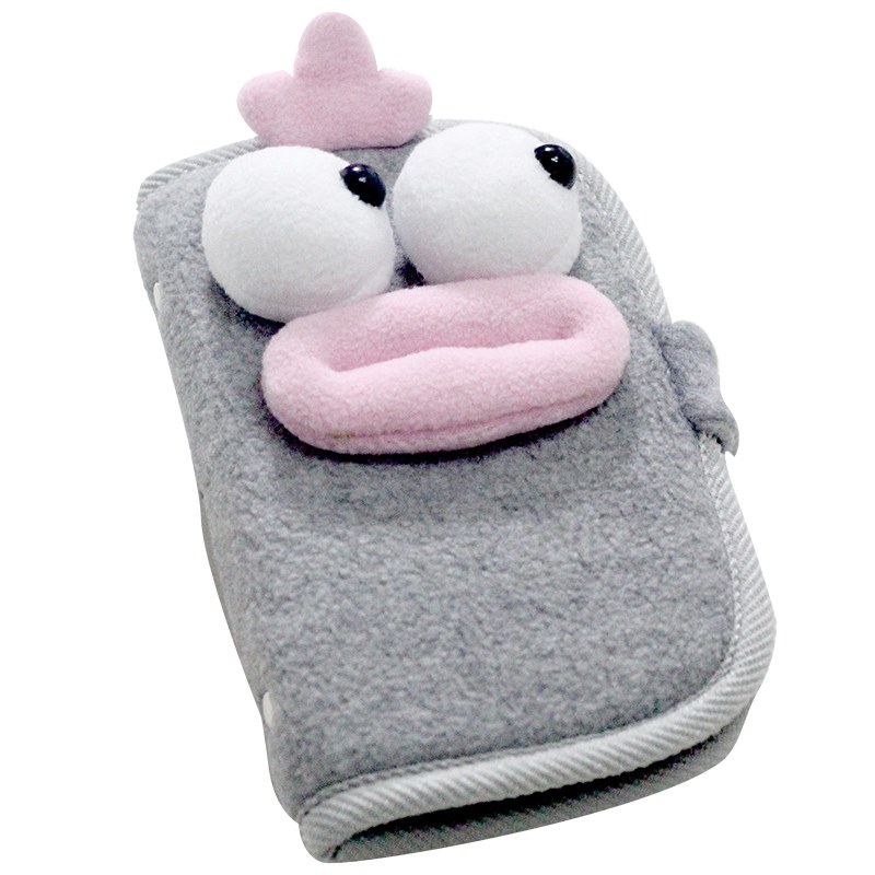 PLUMO皮洛姆绒面便携活页笔记本子萌可爱日记本 A7道林牛皮纸多款