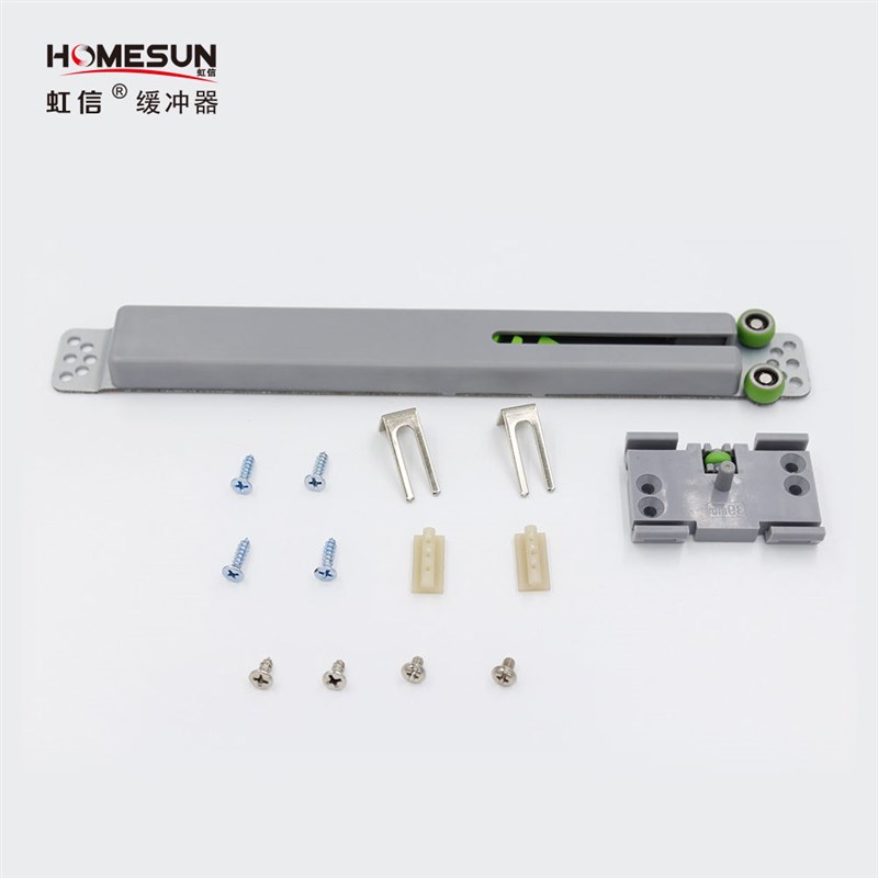 虹信衣柜移门阻尼器推拉门趟门轨道滑轮拉门衣橱防撞器