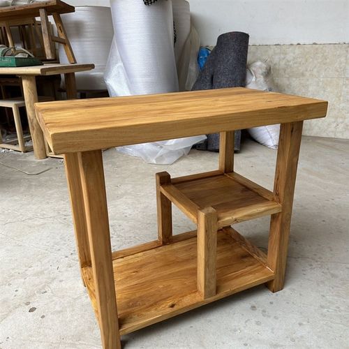 品质实木老榆木茶水桌榆木家具茶水柜多功能中式茶桌泡茶