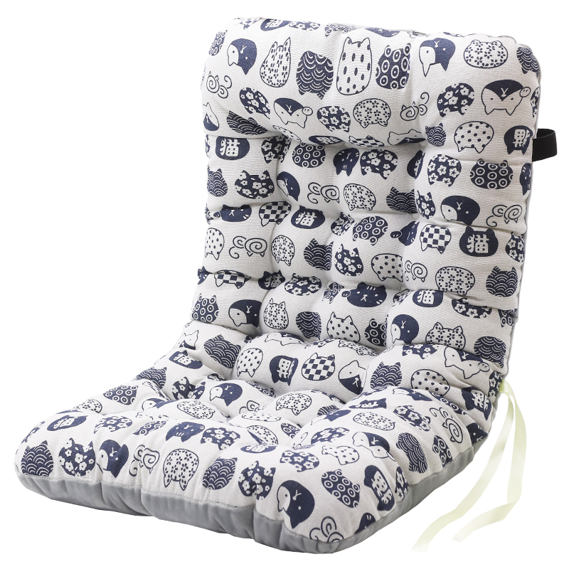 学生坐垫椅子垫座椅宿舍垫子椅垫屁垫连体靠垫靠背一体办公室久坐