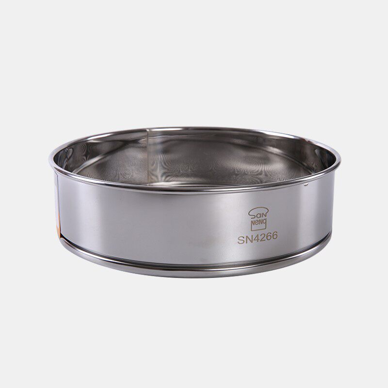 三能 8寸 10目 20目 24目不锈钢粉筛 糖粉筛 细网筛漏网 烘焙用