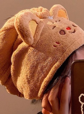 MOL.eon.干发帽女超强吸水速干洗头包头发毛巾加厚  季言