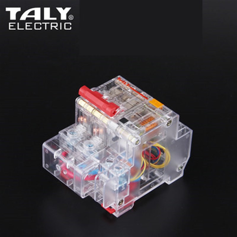 泰力透明漏电保护器DZ47LE空气开关带漏保32a63a1P2P三相四线