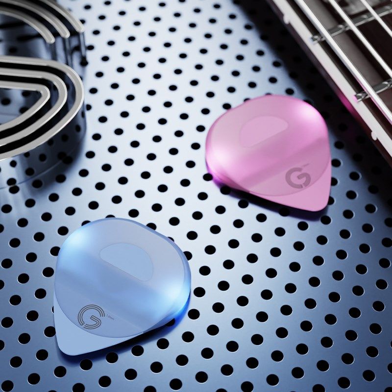 发光吉他拨片炫酷指弹弹唱防滑扫弦弹片民谣电吉他贝斯拨片