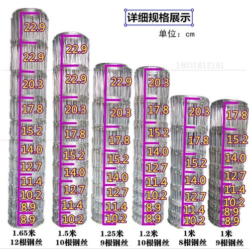 铁丝网牛栏网养殖网钢丝网防护网护栏网养牛养羊果园热浸镀锌围栏