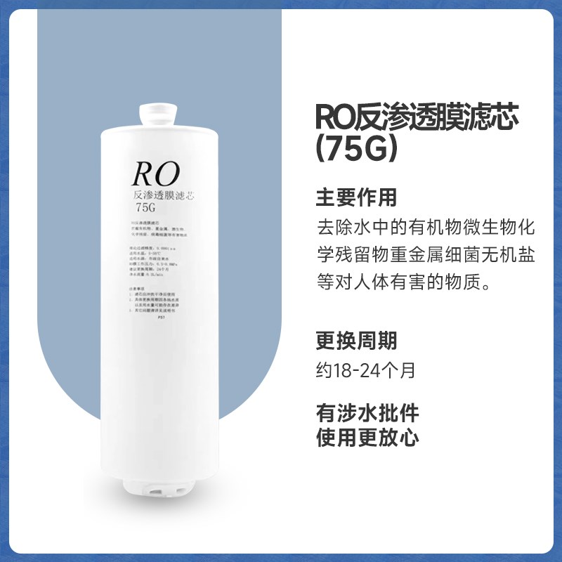 适配小鱼儿净水器RO-200家用PPC反渗透反渗透原装滤芯