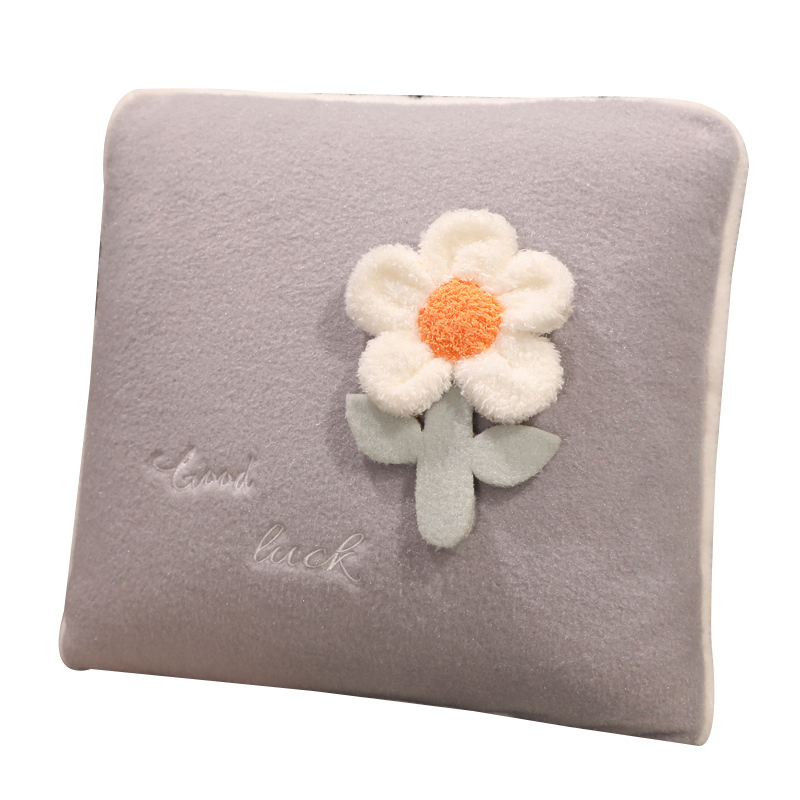 抱枕被子两用二合一折叠靠枕毯子汽车办公室午睡枕头车载毛毯夏季