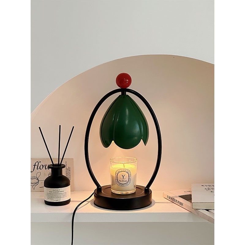 法式创意铃兰香薰融蜡灯复古氛围卧室床头灯无火助眠香氛台灯送礼,家居饰品,香薰融蜡灯,淘宝优惠券,粉丝福利购,淘宝优惠卷