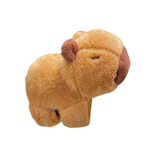 爱卡皮巴拉公仔窗帘绑带新款毛绒创意固定扣卡通挂件一对装