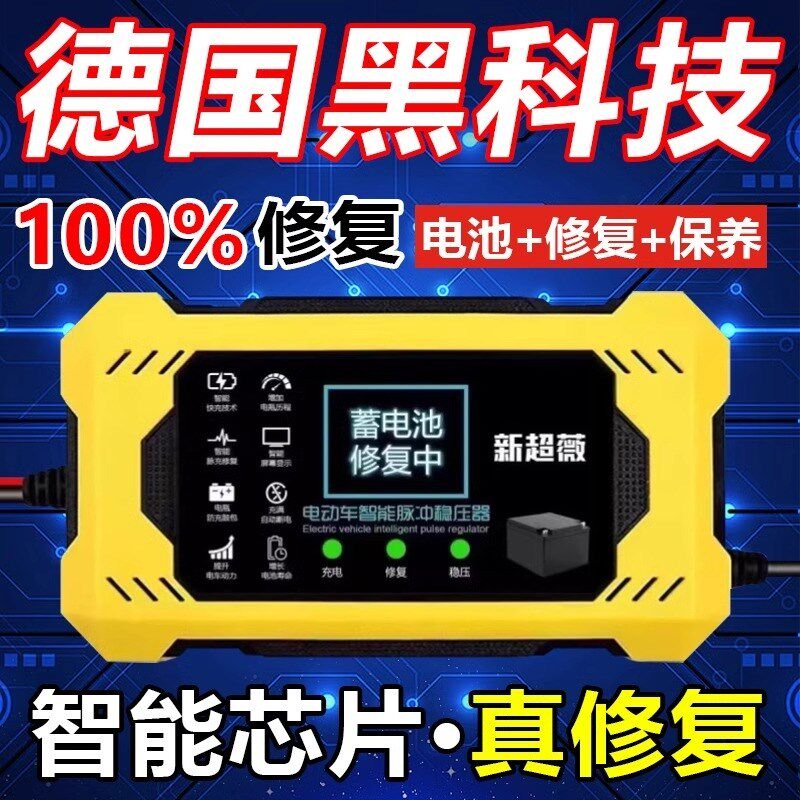 电动车修复器激活延长电池寿命续航脉充电器电动修复器