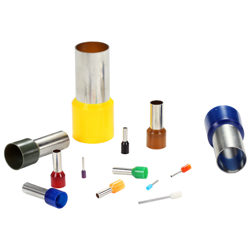 E管型预绝缘冷压接线端子H针式线鼻子针形管状5欧