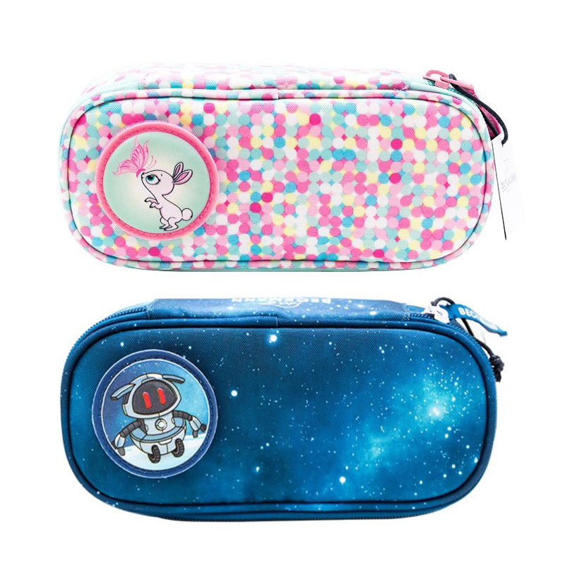 挪威ecmnn贝克曼学生笔袋大容量文具袋小学生便携铅笔盒