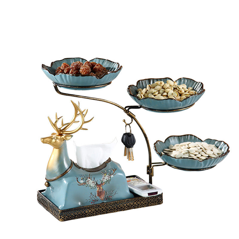 欧式干果盘家用客厅糖果果盘巾盒创意茶几零食瓜子盘,家居饰品,果盘/果篓,淘宝优惠券,粉丝福利购,淘宝优惠卷