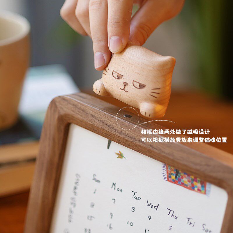 猫咪相框创木工坊桃实木画框外框挂墙摆台,家居饰品,装饰摆件,淘宝优惠券,粉丝福利购,淘宝优惠卷