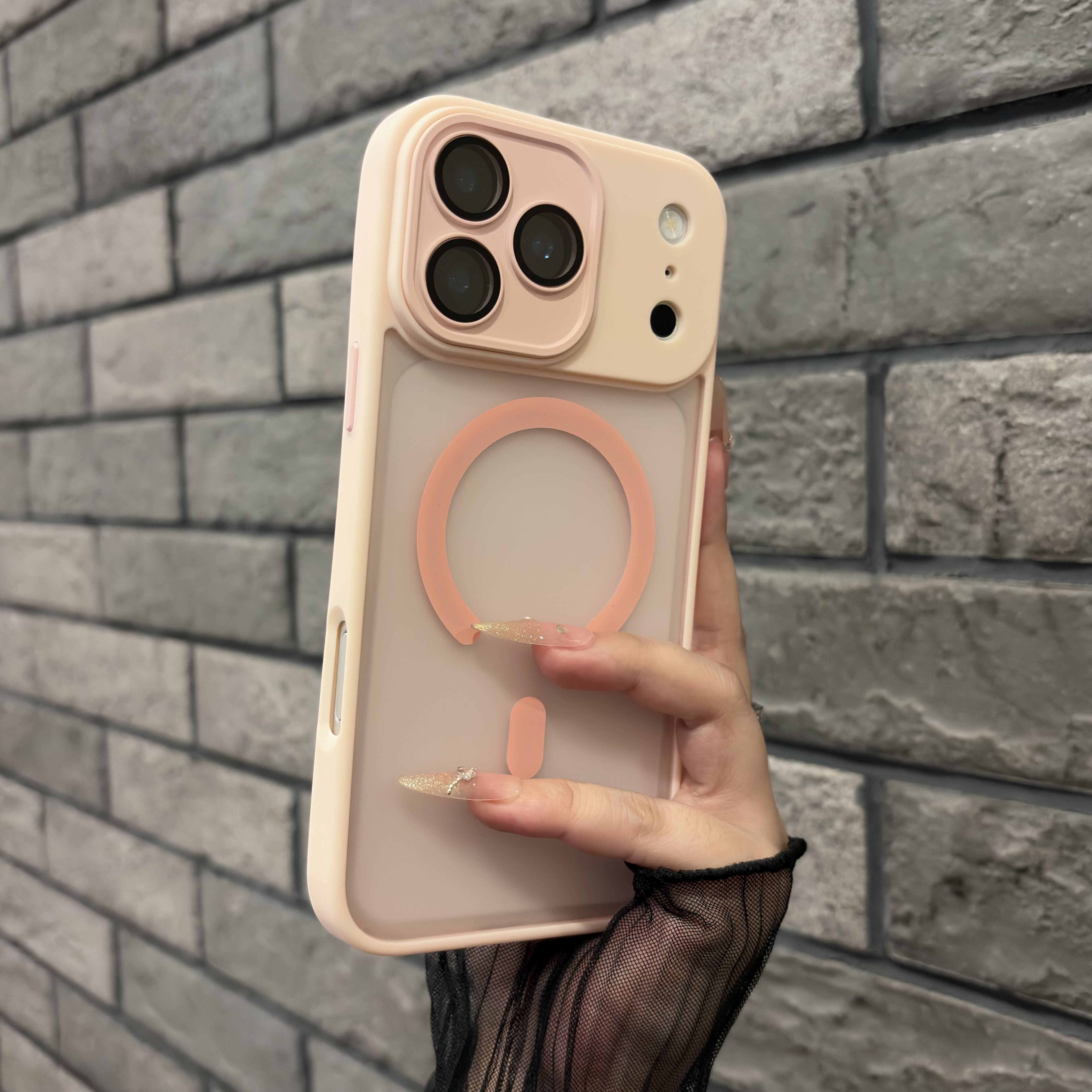 【高透镜头膜】磨砂磁吸适用苹果