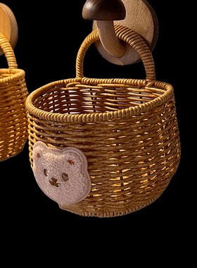 收纳挂篮筐壁挂置物架厨房玄关卫生间墙上杂物姜蒜收纳盒2.024新