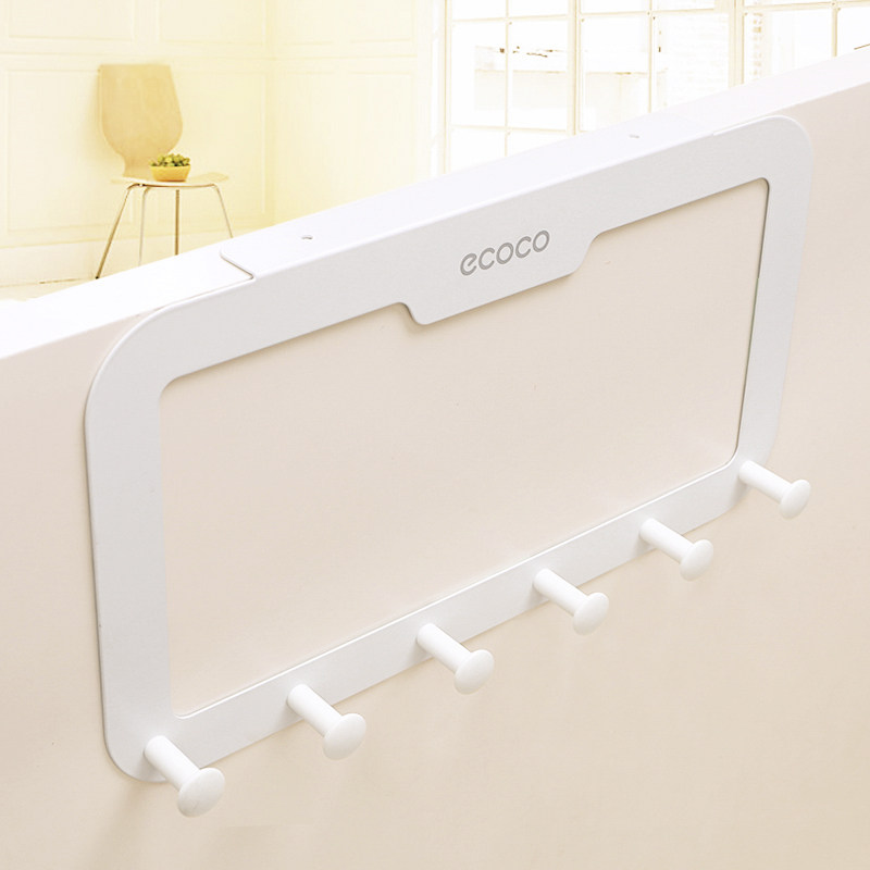 衣柜挂钩侧面门后挂架柜门边挂衣钩冰箱侧边N壁挂免打孔柜子挂衣