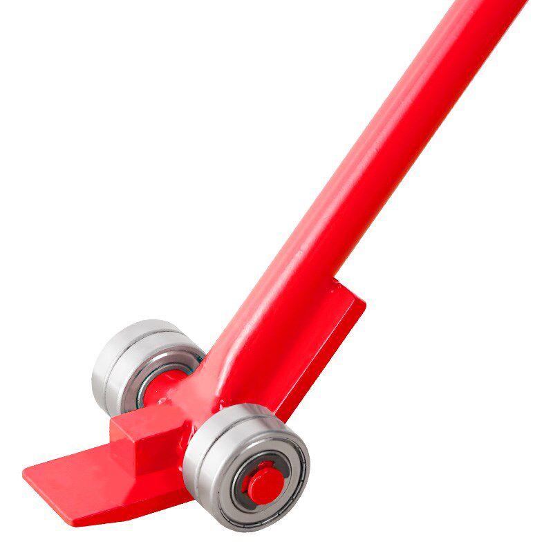 轴承撬棒重物搬运起重神器撬杠重型双轴承J特种钢3吨5撬棍滑轮工