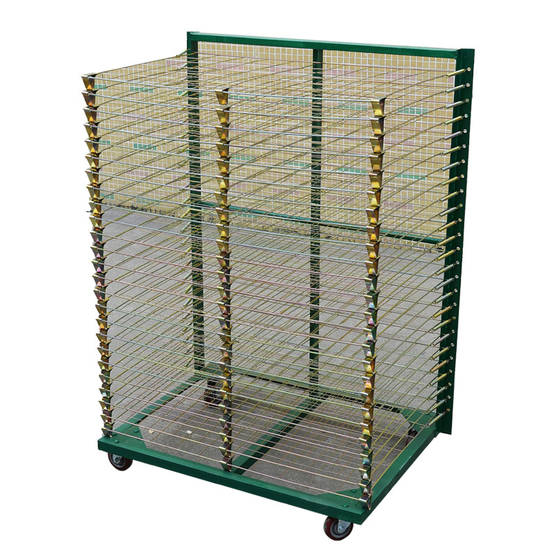 千层架50层干燥架晾晒架折叠置物烘烤箱25层印刷布W匹收纳美术置