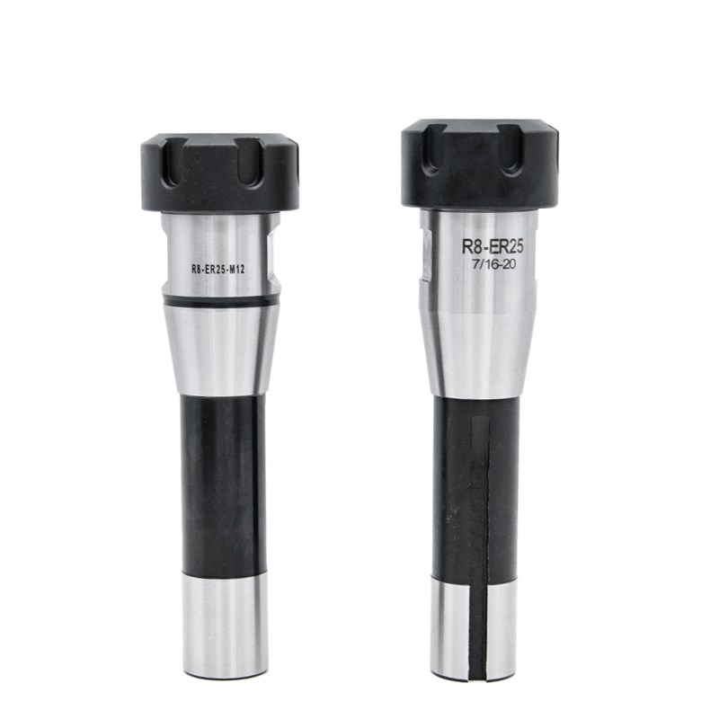 R8炮塔铣床R8铣刀柄ER16ER20ER25ER32ER40R8筒夹刀柄螺纹MX12M7/1