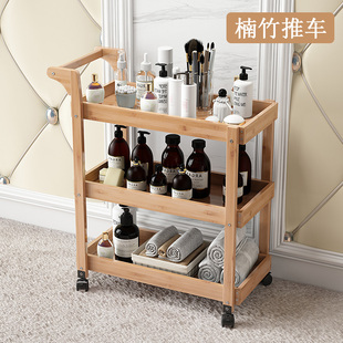 加固型多功能颜料 丝航木制工具车三层四层美术生专用画车升级新款