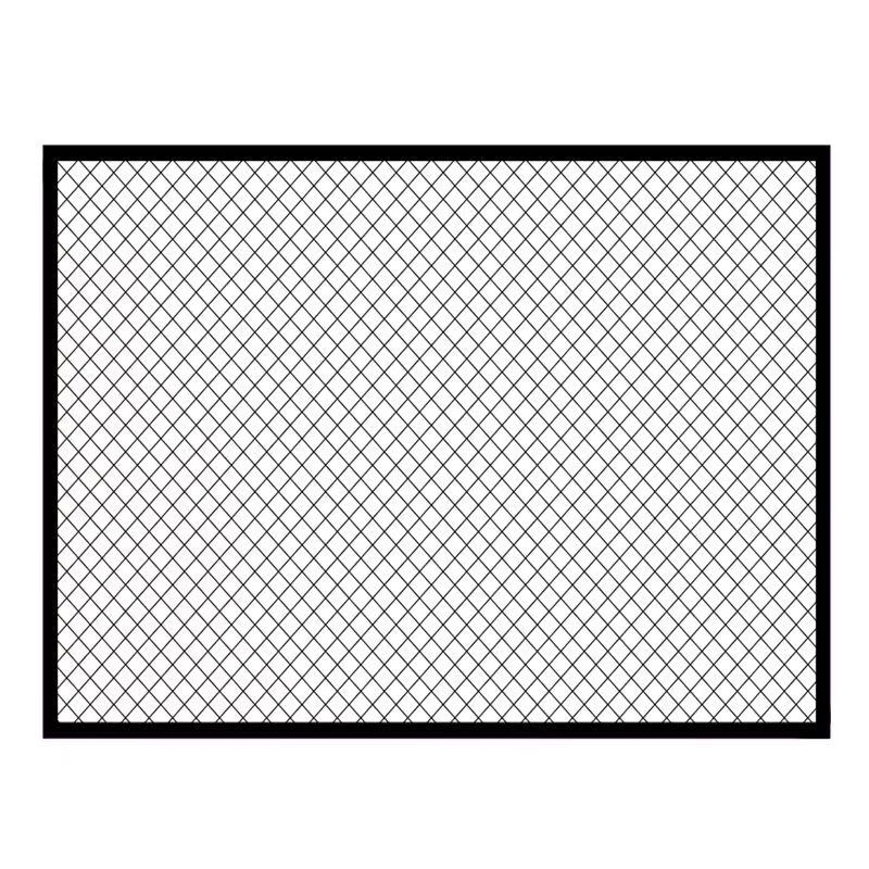 菱形网格网片定制工业风吊顶y装饰隔断镂空铁丝网餐厅屏风铁网格