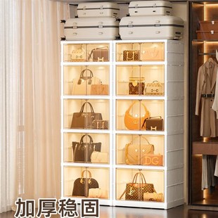 门后包包收纳展示柜专门放包的柜子入户装K皮包神器高级置物架家
