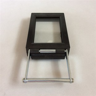 光敏机夹具光敏印章机曝光盒光学玻璃抽屉金属把手T光敏刻章机配