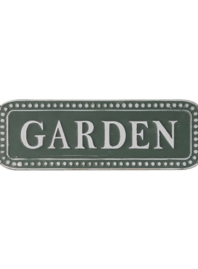 森得源木雕刻门牌grden花园字牌挂件室内室外客厅饰品摆件壁挂饰