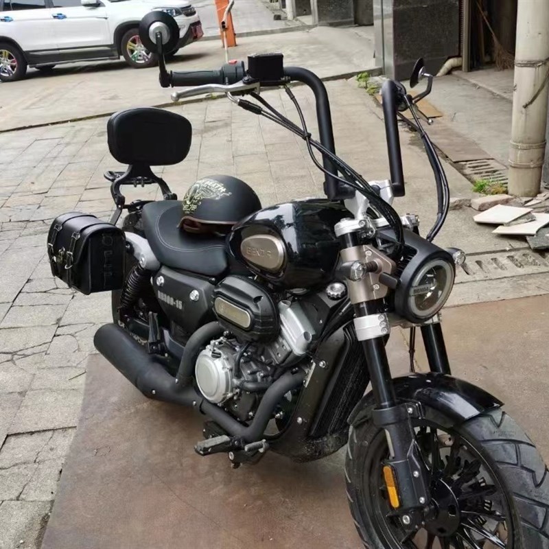 奔达金吉拉改装车把 BD改装高把方向把大猿把复古把