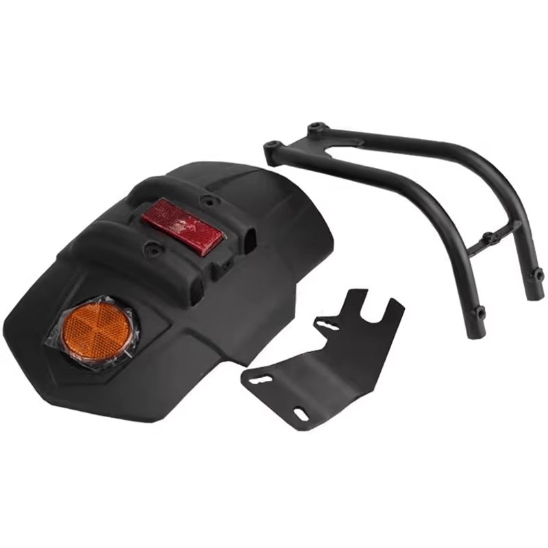 适用于升仕703F后挡泥板加宽防甩泥改装瓦后盾沙板摩托车配件