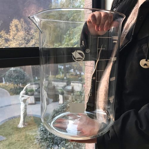 玻璃烧杯L 2L LL带刻度大型实验耐热器皿厚料出口品质