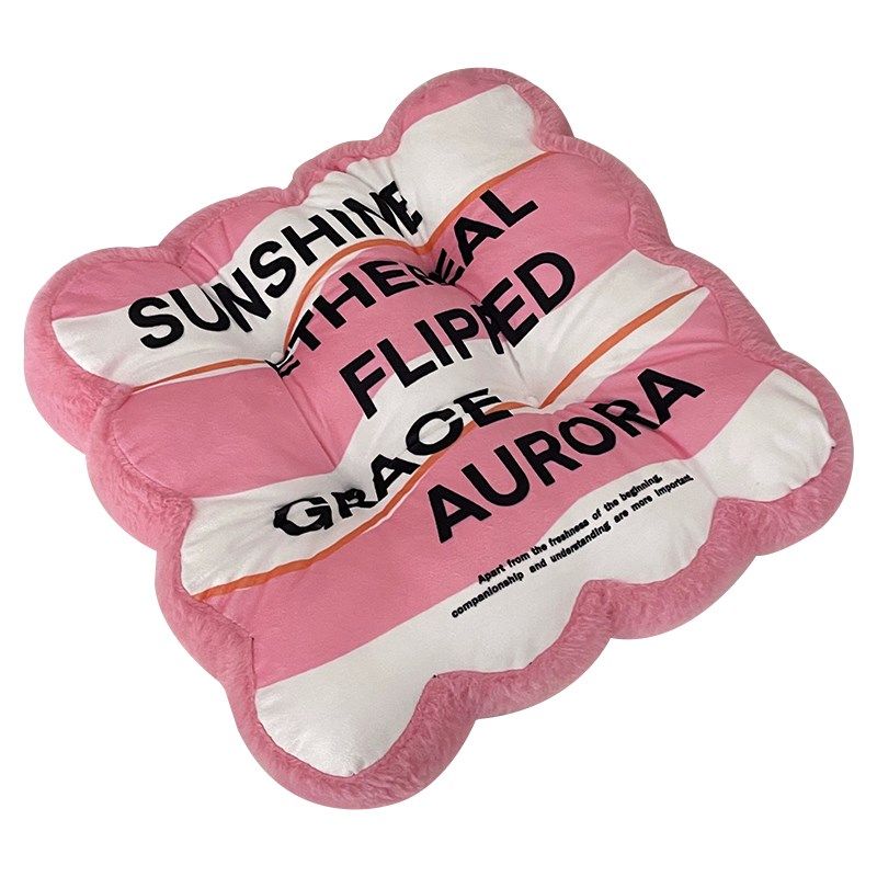 坐垫办公室椅子防滑久坐加厚超柔软垫子汽车护腰爱毛绒饼干屁垫