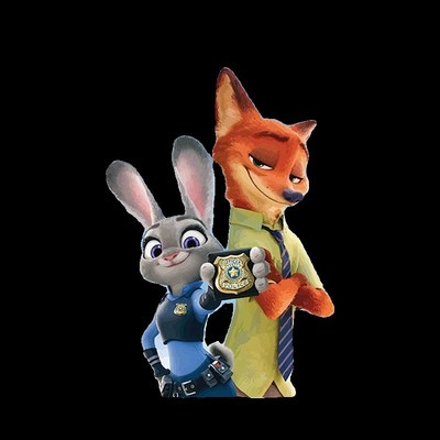 新款卡通疯狂动物城数字油画diy填充手工丙烯填色画画手绘装饰画