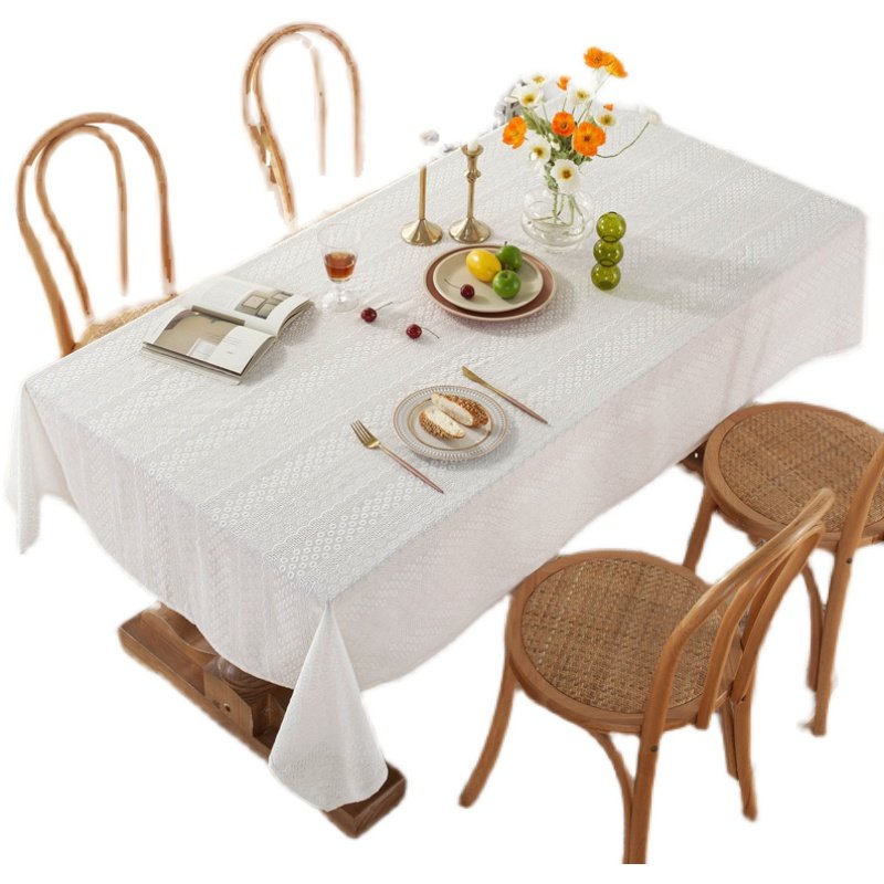 简洁法式田园白色桌布镂空in风蕾丝拍照背景布艺茶几台布圆桌布,居家布艺,桌布,淘宝优惠券,粉丝福利购,淘宝优惠卷