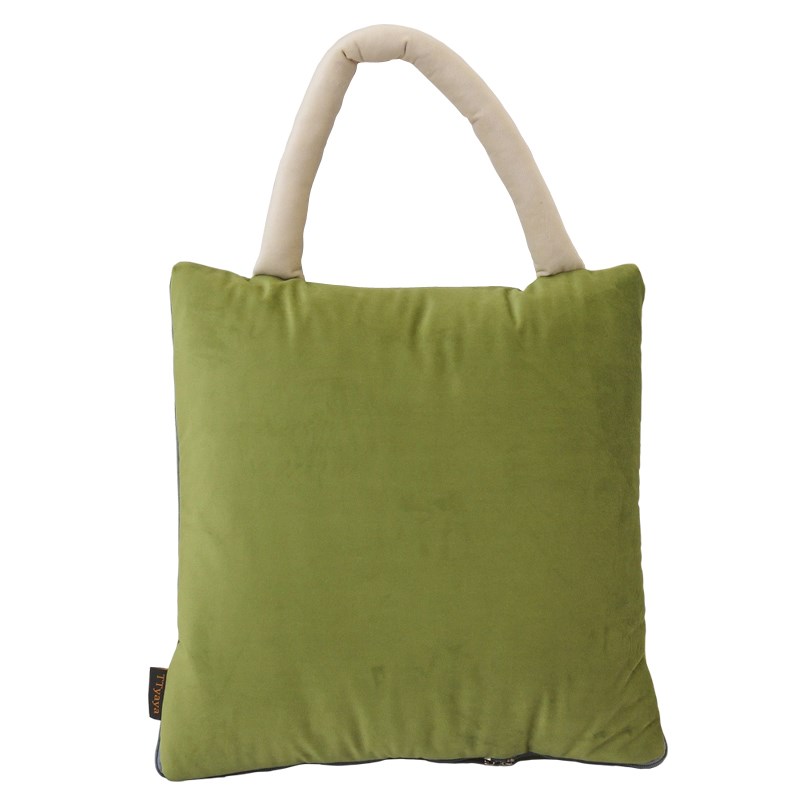 多功能纯色抱枕毯两用抱枕被二合一加厚空调客厅办公车载旅行定制