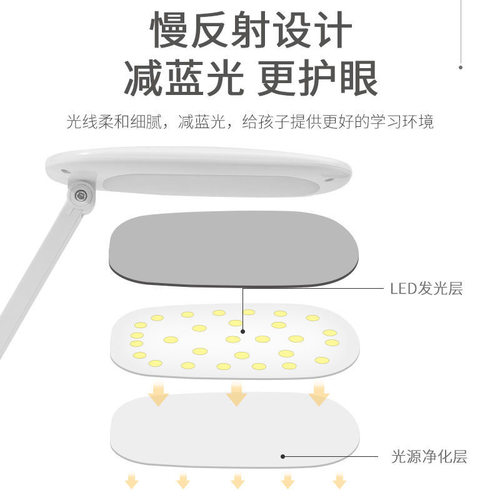 护眼学习台灯充插电式学生写作业宿舍卧室床阅读灯保视力