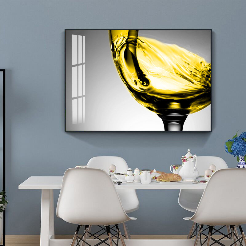 装饰画现代饭厅墙画餐桌背景墙挂画单幅酒杯歺厅墙面壁画,家居饰品,现代装饰画,淘宝优惠券,粉丝福利购,淘宝优惠卷