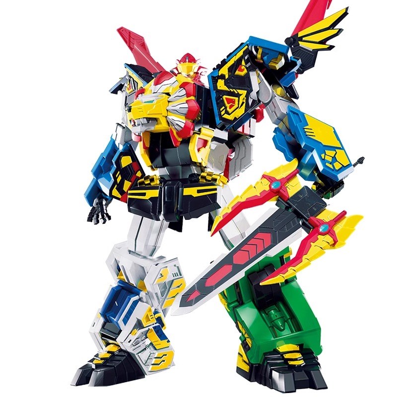 龙战士星源2烈焰飞鹰英勇狮王传奇王变形机器人儿童男孩玩具机甲