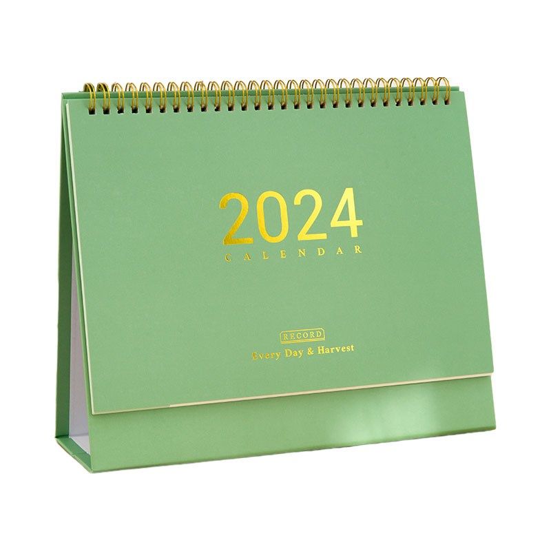 烫金年新款台历学生办公室桌面记事本备忘录打卡计划年月历考研商