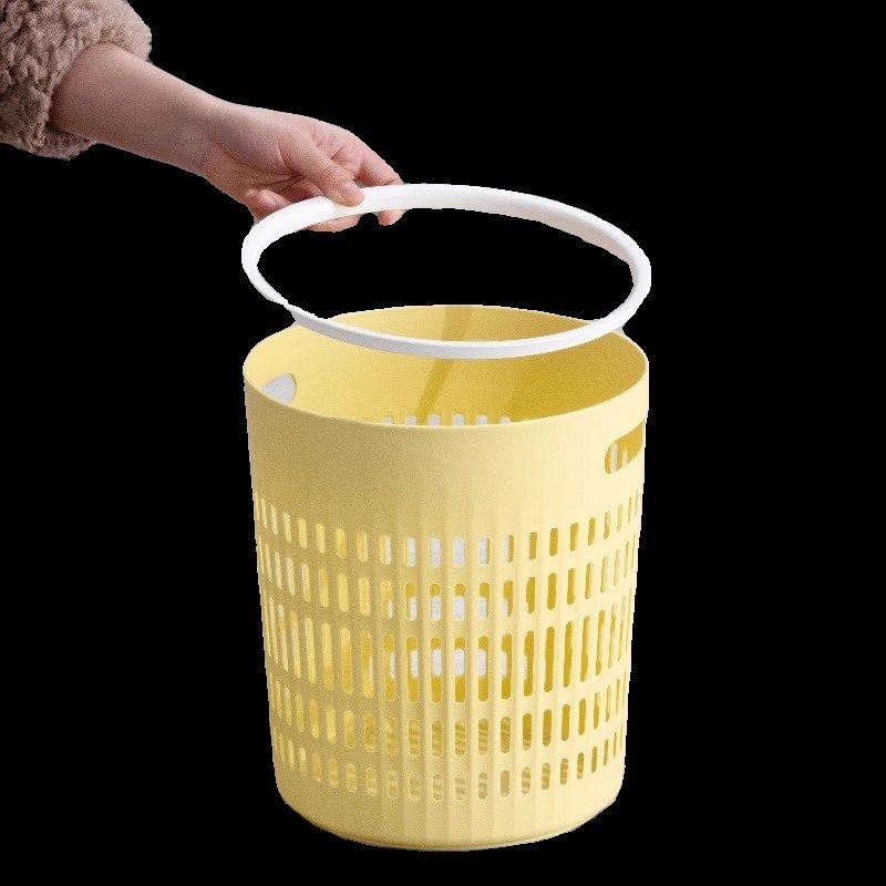 茶垃圾桶压圈式家用塑料无盖客厅废纸篓敞口大容量纸桶