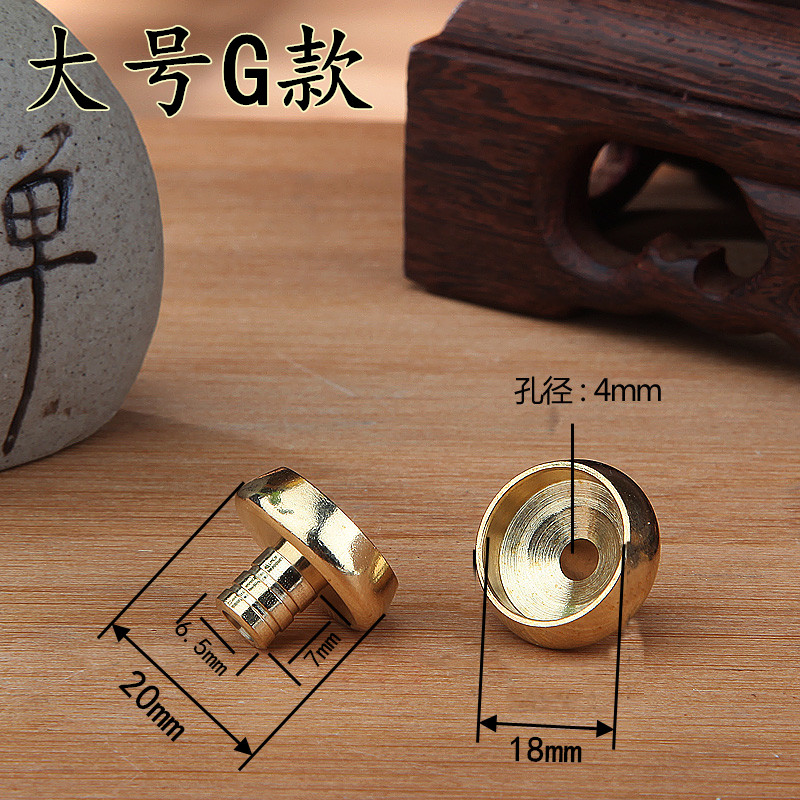 倒流香黄铜嘴铜底座崖柏檀香摆件导流香铜件塔香黄铜底座香托