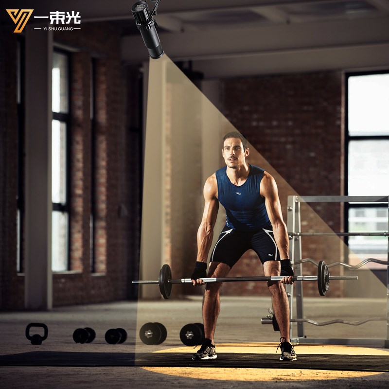 一束光聚光射灯舞台舞蹈厅健身房小酒馆题餐厅酒吧驻场歌手氛围