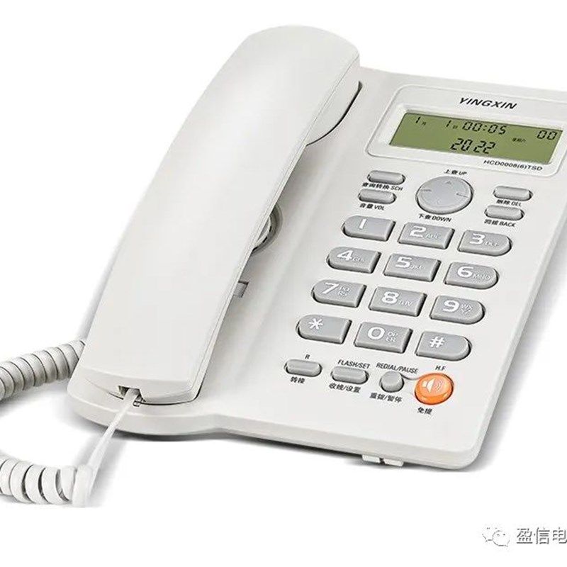 盈信电话机型免电池办公家庭固定商用座机固话插口来电显示